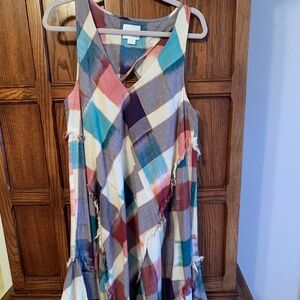 Anthropologie Mauve unique dress